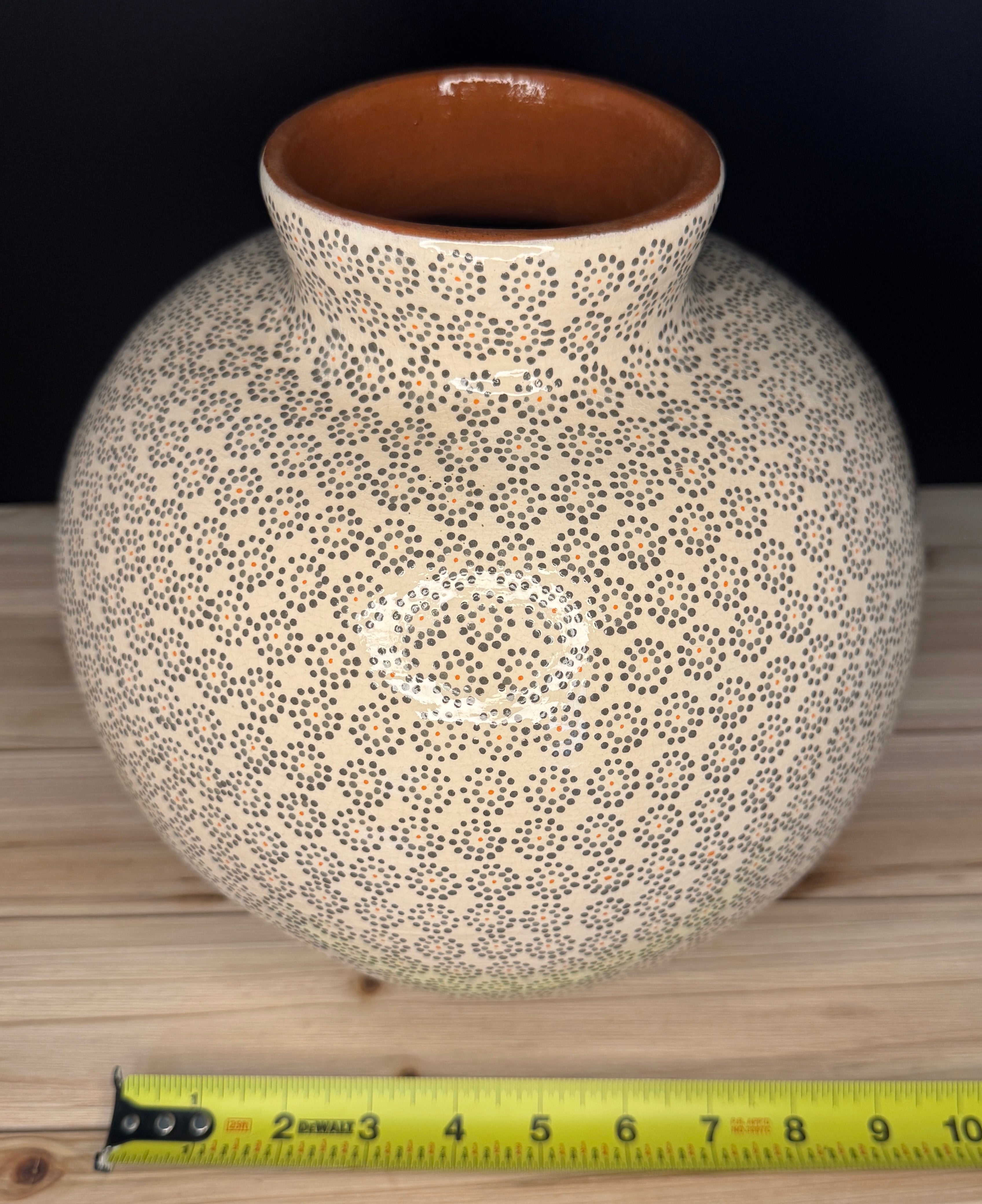 Handmade Flower Vase de Barro
