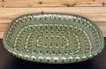 Handmade Mexican Ceramic Panera Bowl - Hand-Painted Green Serving Dish