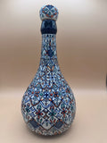 Handmade Talavera Ceramic Decanter- Orange